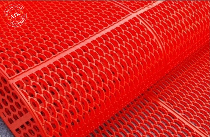 thảm nhựa có lỗ - dùng trong nhà tắm chống trơn trượt